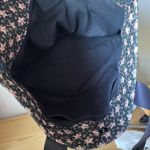 Coach Americana Print Tote w/ Matching Wallet USA Canvas Leather Mint - Picture 7 of 12